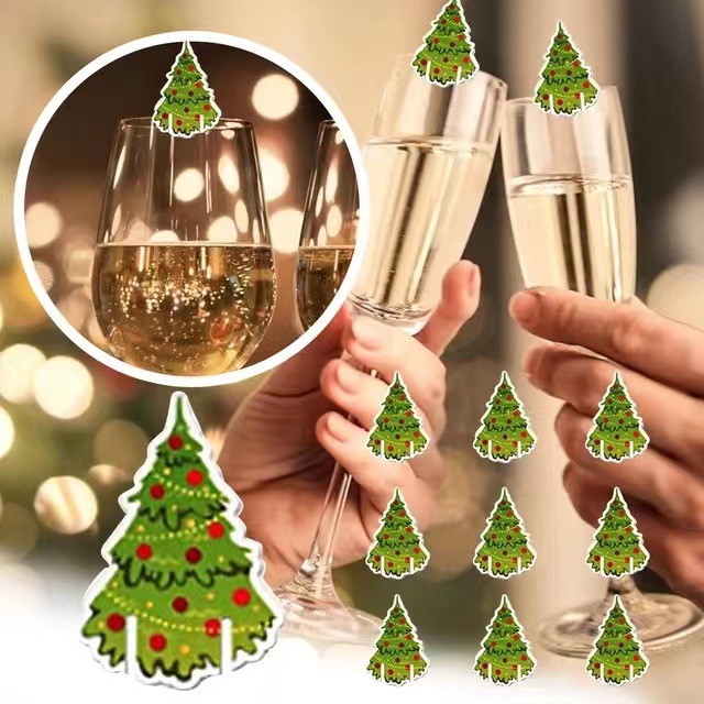 10PCS Christmas Cup Card Santa - đánh giá và giá Cocktail Recipe Book