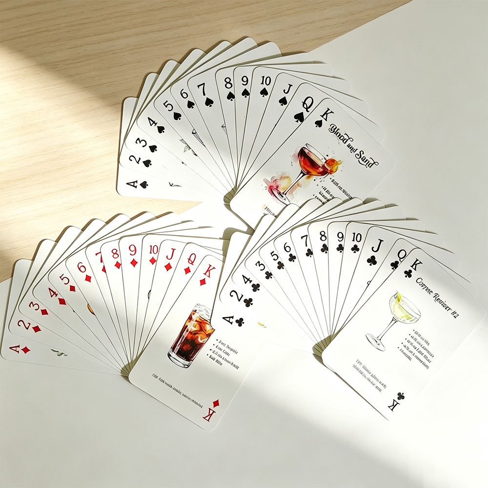 54-Card Deck of Original Cockt - đánh giá và giá Cocktail Recipe Book