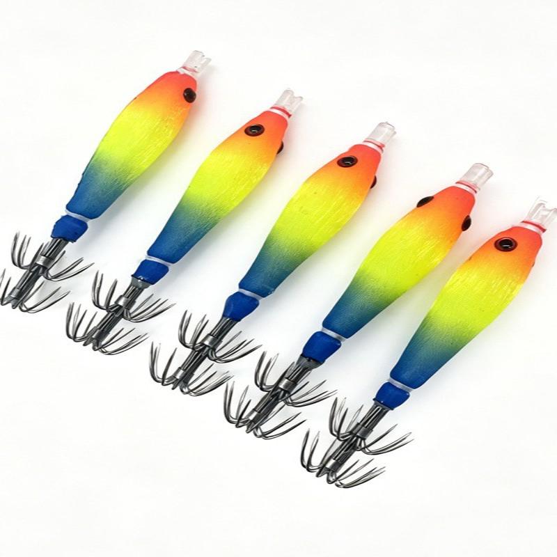 New 5Pcs Luminous Squid Jig Do - đánh giá và giá Jigger Double Sided