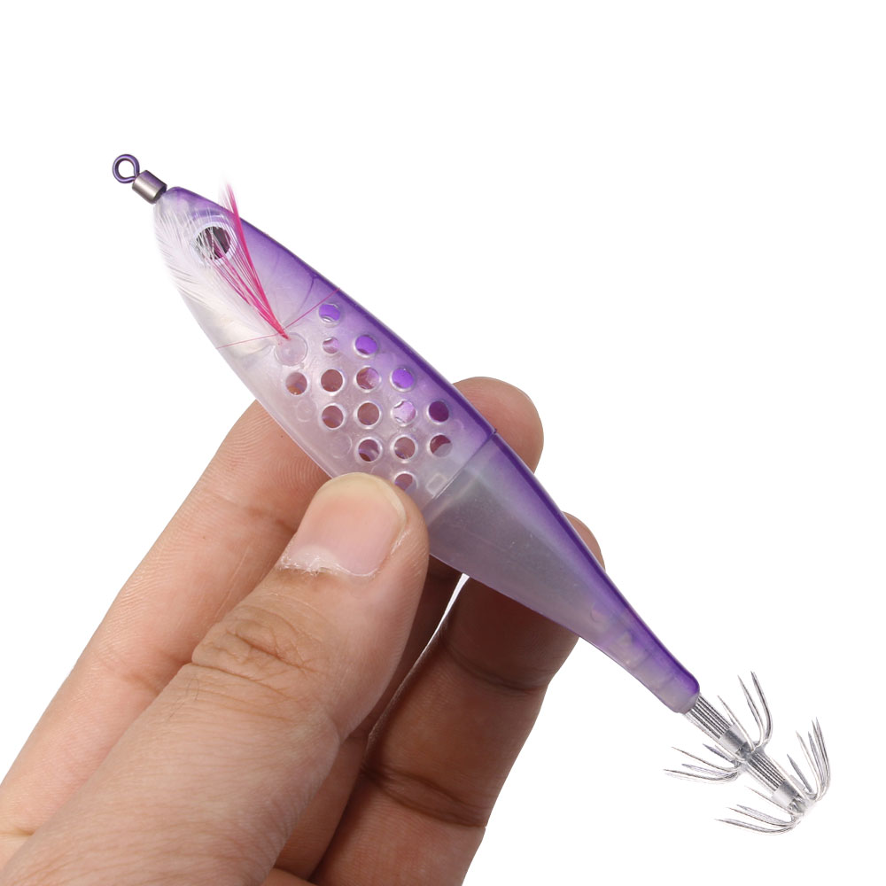 Glow In The Dark Squid Bait Eg - đánh giá và giá Jigger Double Sided