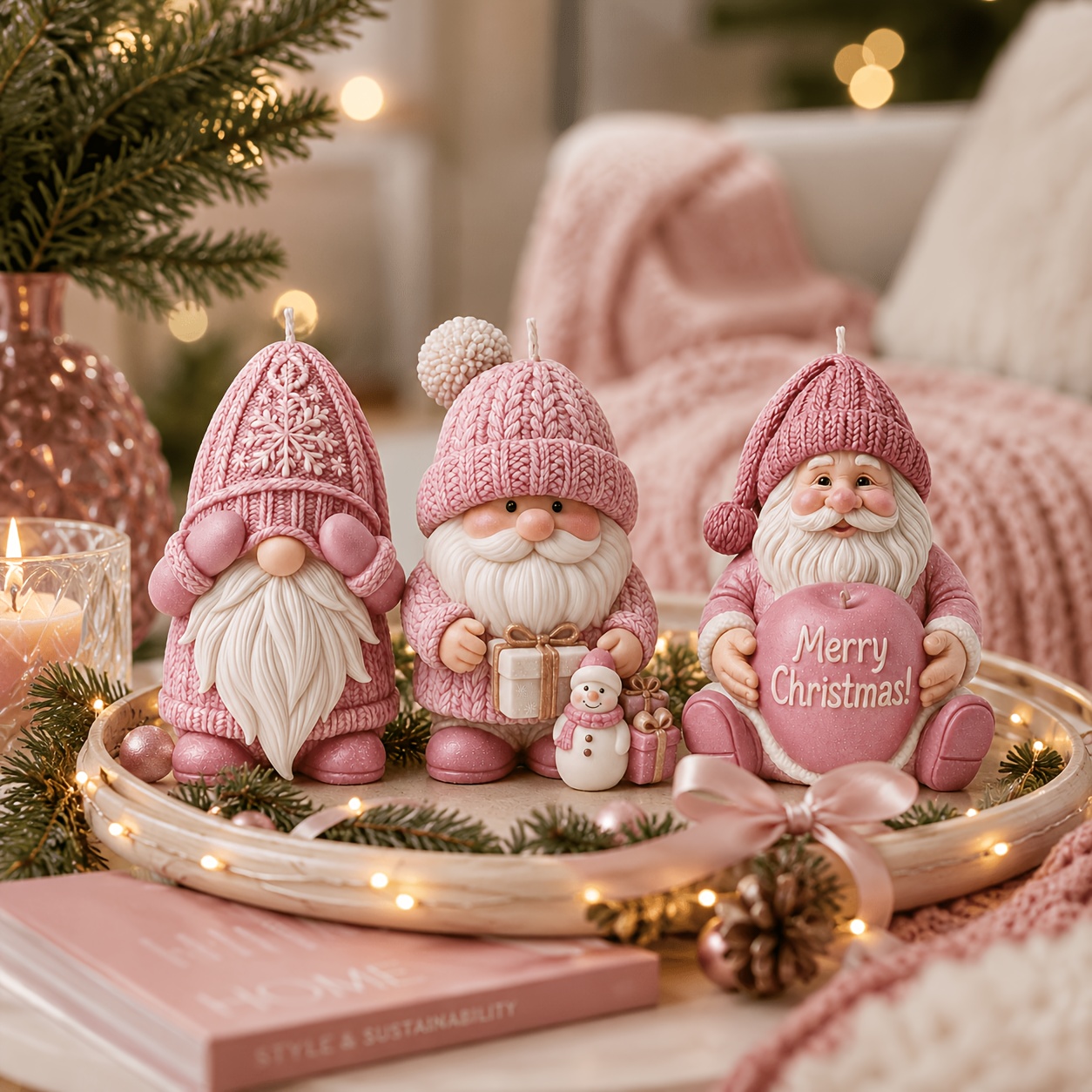 Xmas Holiday Gnome Silicone Ca - đánh giá và giá Home Bargains